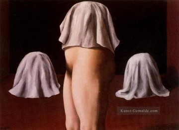 René Magritte Werke - der symmetrische Trick 1928 René Magritte